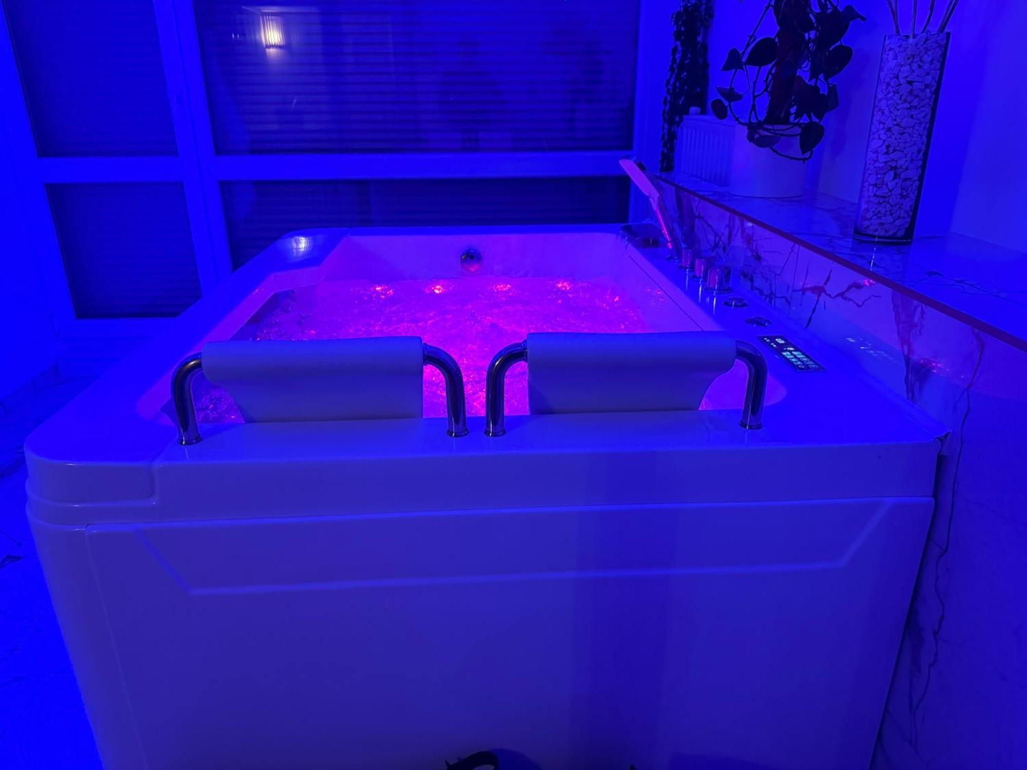 Appartement Loveroom De Luxe Avec Jacuzzi Sauna Vapeur Ecran 300 Cm Metz